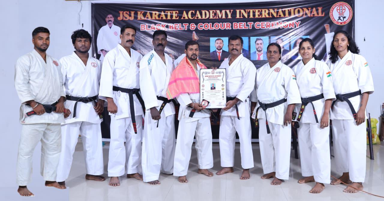 JSJ Karate Academy Training Session in Nagercoil